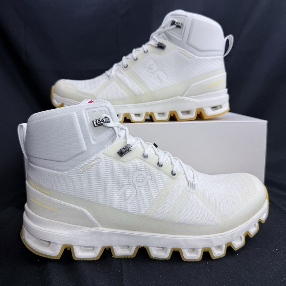 On Cloudrock Mens Size 8 Edge Raw Olympic Edition White Undyed Women's 9.5 Boot